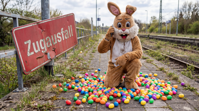 OSTERHASE STINKSAUER: „Die Deutsche Bahn macht mich fertig!“