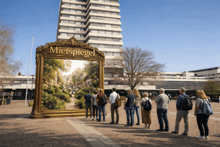 Kaiserslautern installiert magischen Mietspiegel am Rathaus: Gerät verrät Nachbars-Miete auf Knopfdruck