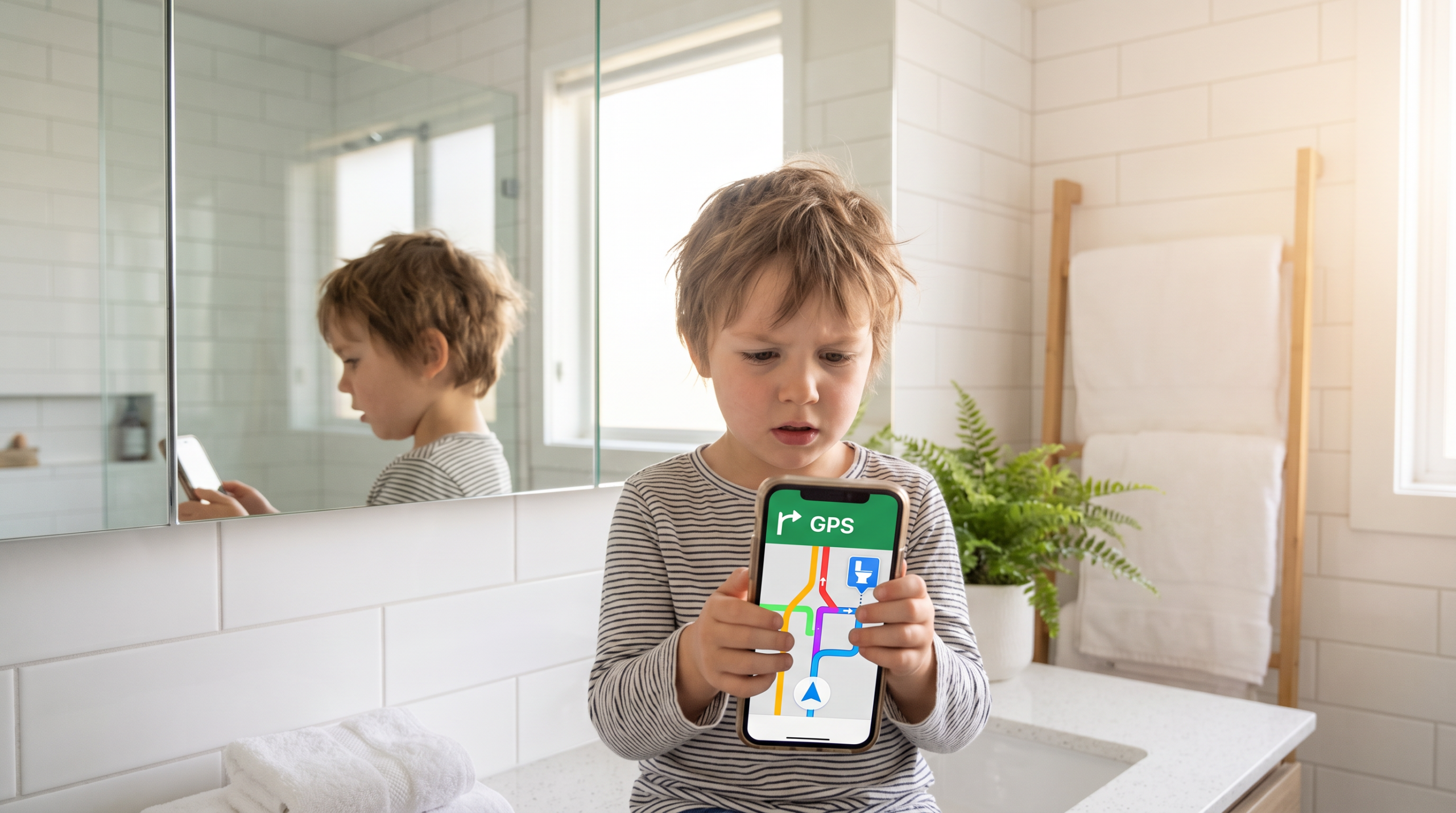 Nach Kampagne "Gefahr durch Elterntaxis" die Prognose: Lauterer-Kinder können 2035 nur noch per Navi zur Toilette