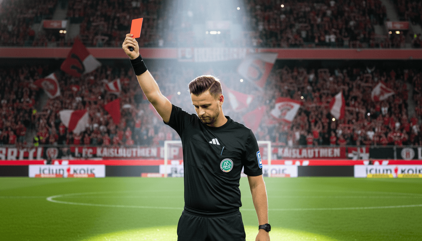 FCK stellt offiziellen Antrag auf Dauereinsatz von Schiedsrichter Daniel Schlager nach 3:0 gegen Düsseldorf