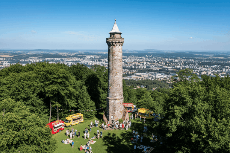 750 Jahre Kaiserslautern: Wenn der Humbergturm zum Wander-Gourmet-Leuchtturm wird