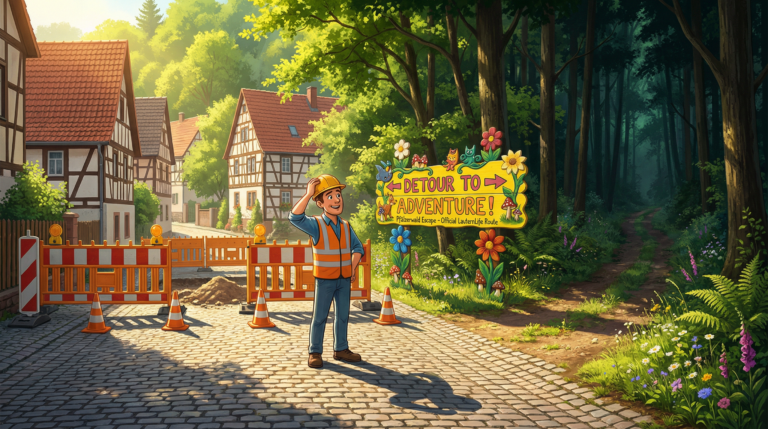 Hütschenhausen plant Vollsperrung nach Ostern: Wenn der Pfälzerwald plötzlich zur Umleitung wird