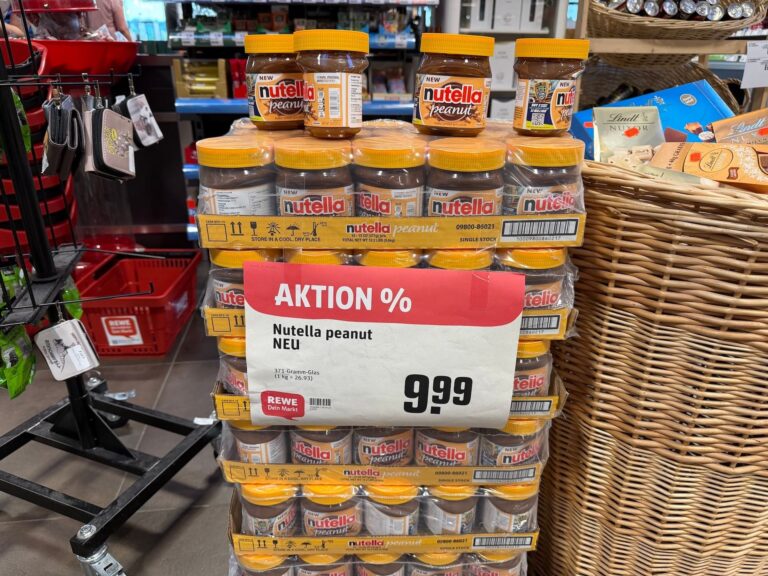 SCHOCK ENTDECKUNG in Lautrer Supermärkten: Nutella kostet 9,99 Euro - Alla hopp, als druff!