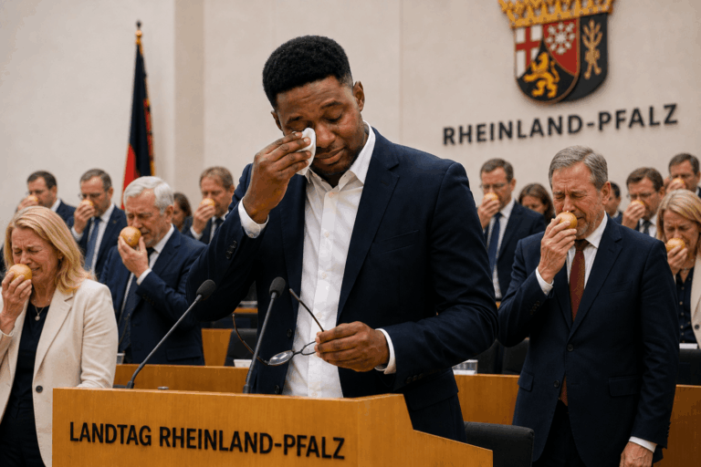 Tränen der Rührung im RLP-Landtag: Jüngster Pfälzer Abgeordneter testet neues "Bürgerbeteiligungssystem" - Emotionspflicht bei Nationalhymne!