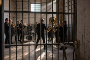 Brassband Tacet verwandelt Alcatraz in musikalisches Gefängnis der Begeisterung